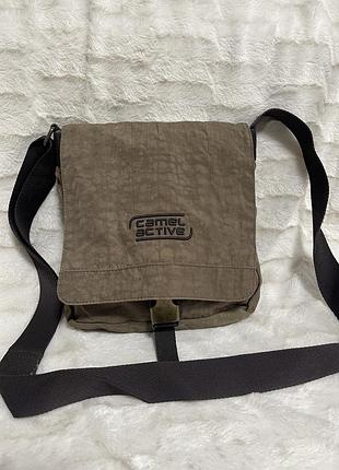 🧭 спортивна сумка-месенджер camel active journey khaki — практичний урбан-стиль