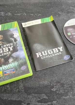 Диск johan lomu rugby challenge (xbox 360)
