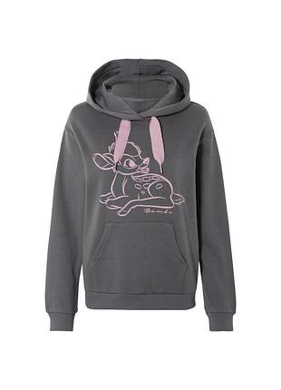 Худі з начосом для жінки disney бемби 464235 m сірий