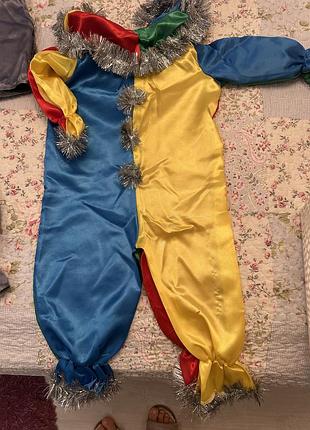 Новорічний костюм арлекіна дитячий