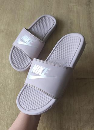 Крутые женские шлепанцы  nike, оригинал, р.39.