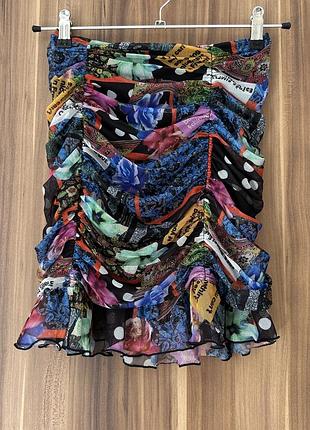 Міні спідниця desigual/lacroix