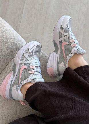 ✔️nike v2k runtekk white grey pink