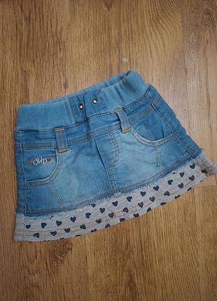 Джинсова спідниця overdo kids 92 см (2 роки)