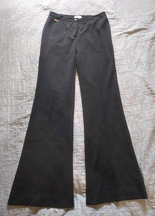 Брюки richmond x оригінал, італія, чорні кльош, класичні, розмір m/l (it 44)