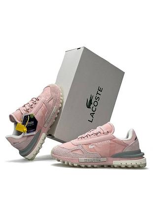 👕 жіночі кросівки lacoste elite active pink