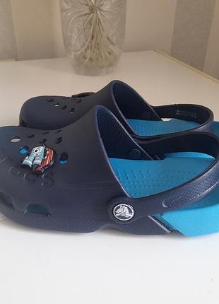 Кроксы, кроксы crocs electro р. j2/33-34/21,5см. новые. оригинал