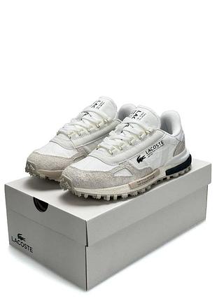 👕 жіночі кросівки lacoste elite active white beige