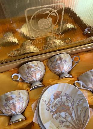 Чайний сервіз – 10 предметів у подарунковій коробці ☕🌸