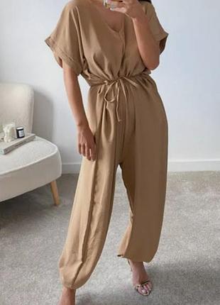 Женский брючный комбинезон, размер l/xl
