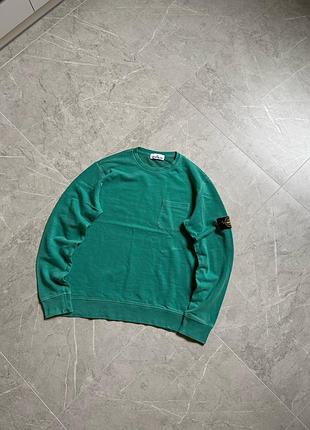 Світшот stone island pocket crewneck  authentic стон айленд