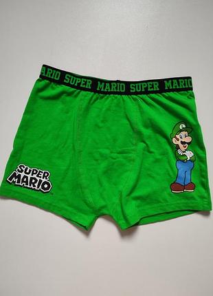 Зеленые трусы боксеры super mario