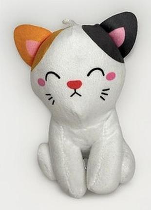 Мягкая игрушка котик 20 см. белый