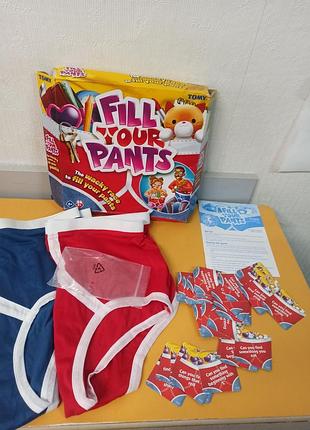 Настільна гра fill your pants від бренду tomy.