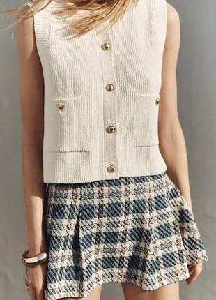 Zara plain knit top артикул: 6771/059