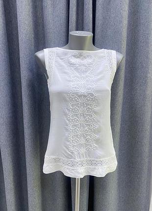 Блуза з вишивкою h&m 34/xs
