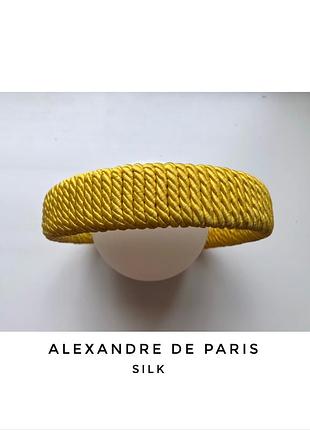 Шовковий обруч для волосся alexandre de paris