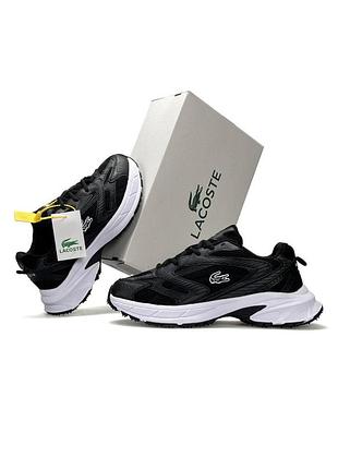 Чоловічі кросівки lacoste l003 neo shot black white