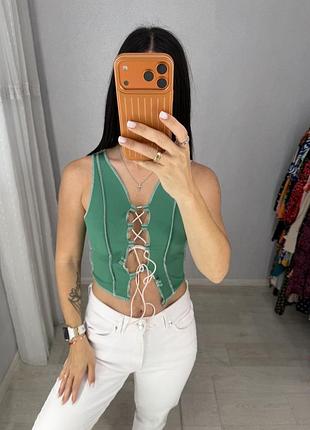 Гарний топ рубчик