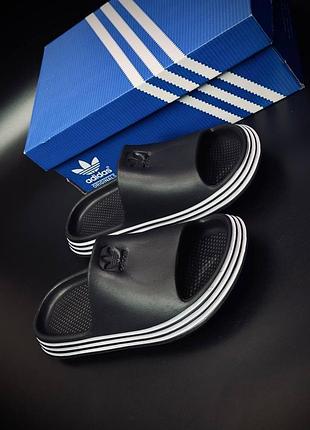 🩴 шльопанці adidas чоловічі – стильні спортивні тапочки для літа та відпочинку чорні