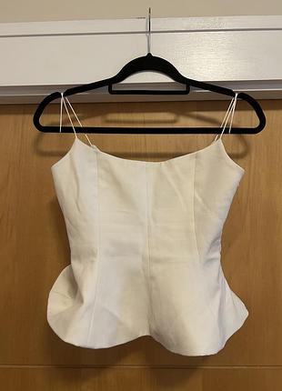 Корсет з баскою zara жіночий
