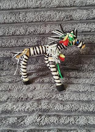 Интерьерная игрушка зебра