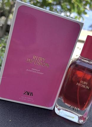 Парфумована вода від zara ruby infusion 100 мл