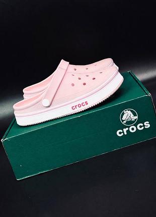 👟 crocs жіночі рожеві – легкі сабо для повсякденного носіння женские крокси