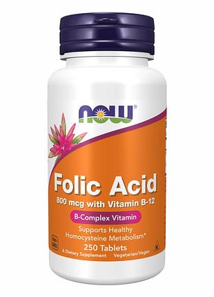 Folic acid 800mcg - 250 tabs (пошкоджена етикетка)