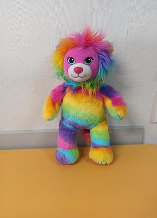М'яка іграшка. райдужний лев build-a-bear workshop rainbow lion