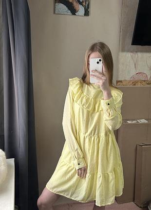 Легка пишна шифонова сукня 474