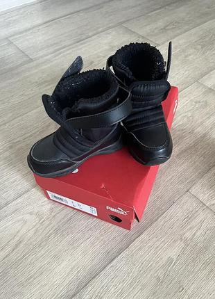 Черевики puma nieve 22 eur 14 см чорні