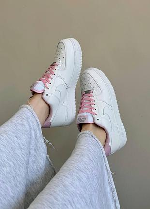 ✔️nike air force white pink
