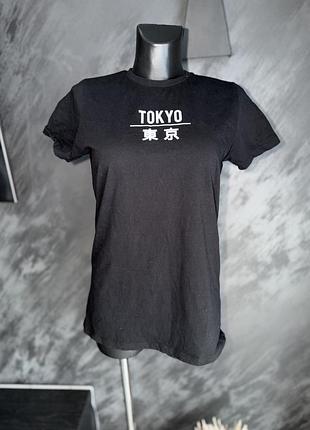 Стильна футболка для під дів з принтом tokyo