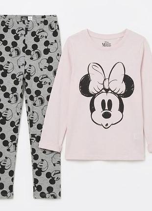 Пижама для девочки disney минные маус bs001337, размер 134-140