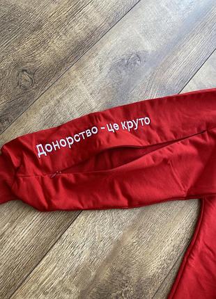 Худі червоне л унісекс 4