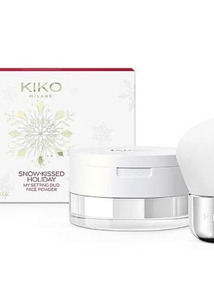 Компактная и фиксирующая пудра kiko milano