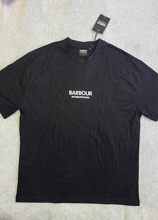 Футболка чоловіча barbour oversized fit