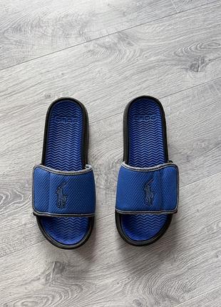 Шльопанці чоловічі polo ralph lauren romsey/rodwell тапки слайди