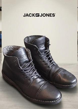 Чоловічі демісезонні черевики преміум класу,натуральні ботинки
jack & jones,португалія,р.42