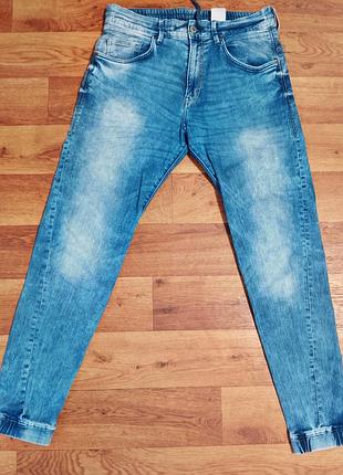 Мужские джинсы джоггеры h&amp;m slim jogger - размер 34/34