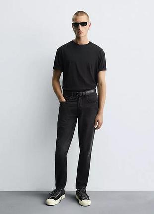 Джинси slim cropped fit zara розмір 42