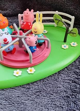 Игровой набор peppa pig «карусель».