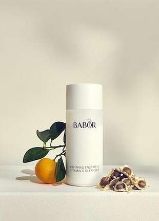 Очищающая энзимная ферментная пудра с витамином с babor refining enzyme &amp; vitamin c cleanser
