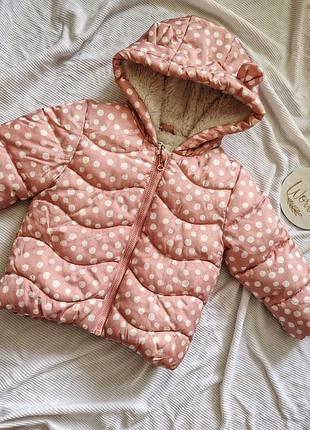 Теплая куртка для девочки 🩷🧸 2
