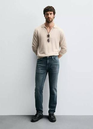 Базові джинси slim fit zara розмір 40