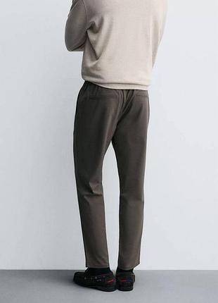 Штани slim fit comfort zara розмір xl