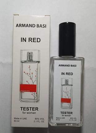 Жіноча туалетна / парфумована вода armand basi in red 63 мл (тестер)