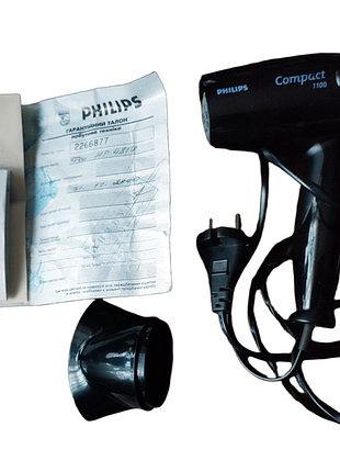 Портативный фен philips compact hp 4814 1100 вт