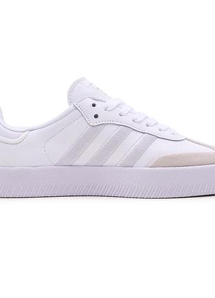 Adidas samba platform white